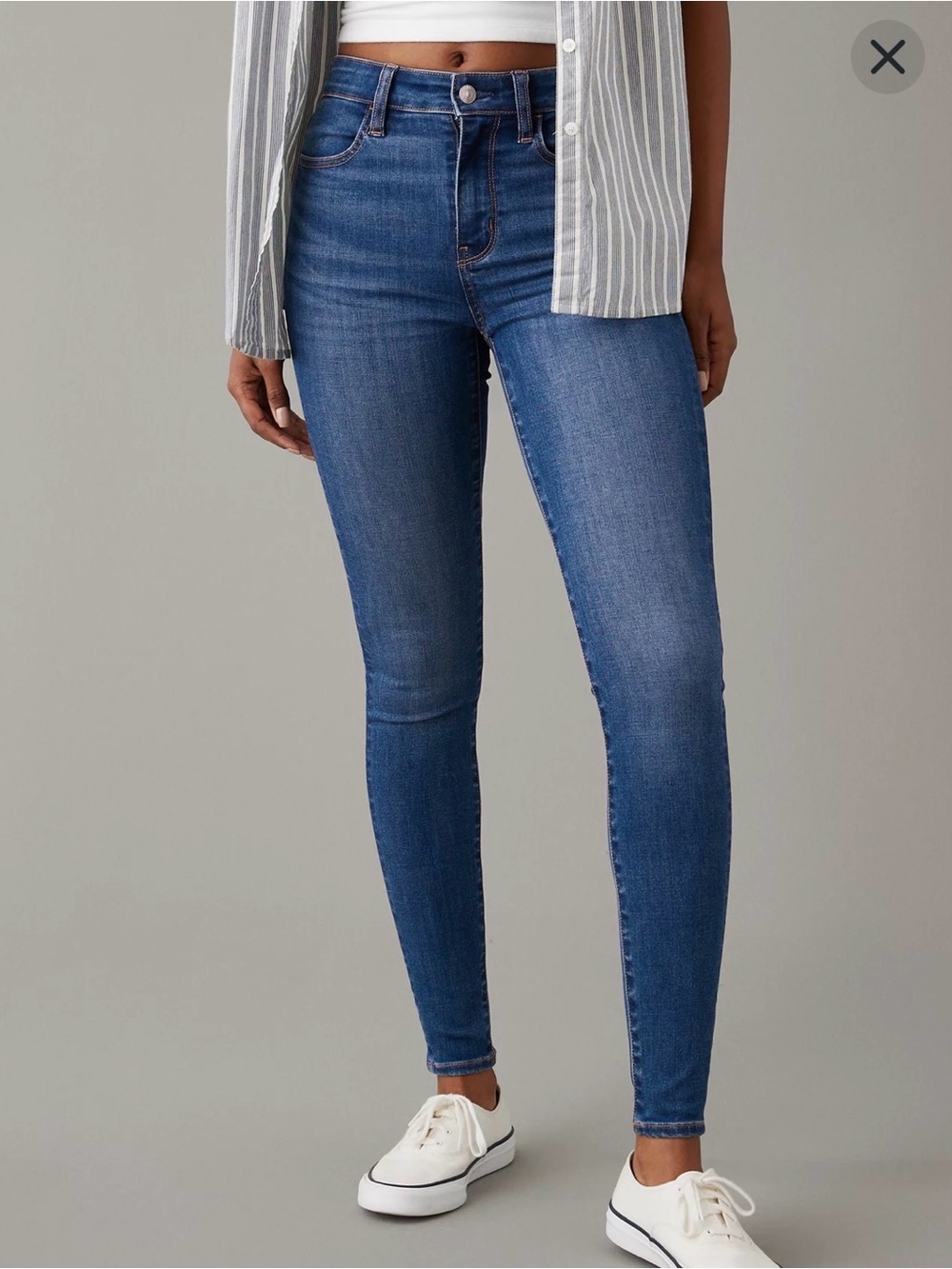 American Eagle Hi-Rise Dark Super Stretch Jeans